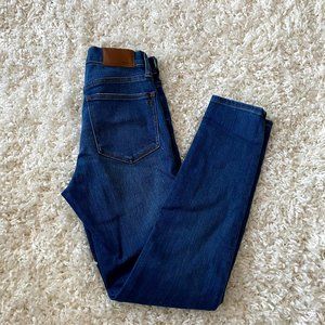 Madewell 9" High-Rise Skinny Blue Jeans